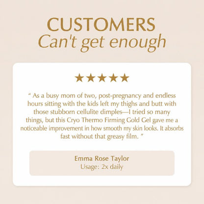 CryoSculpt™ Gel Or Raffermissant 15 Jours
