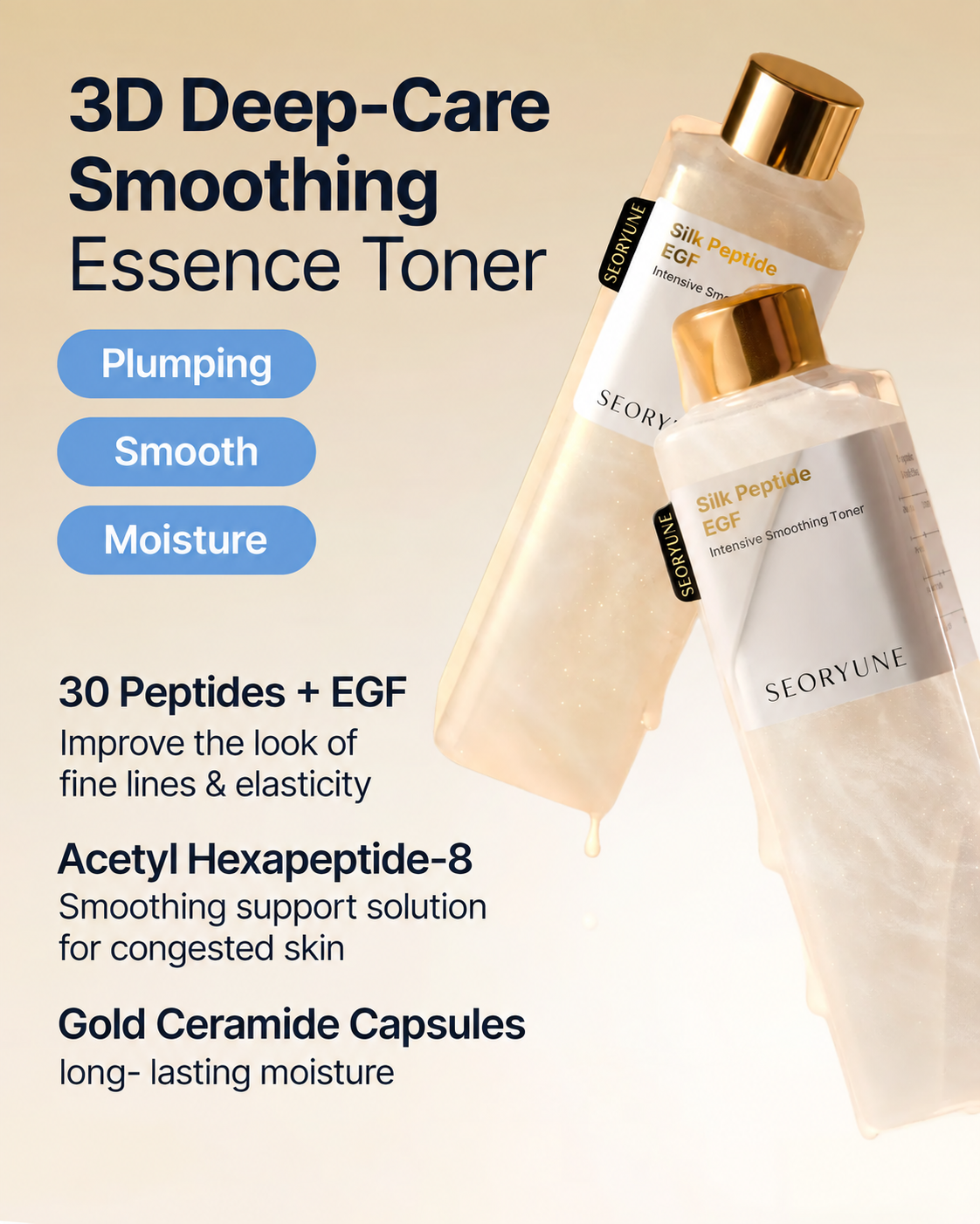 Lotion EGF Tox : Complexe PDRN, Collagène & NAD+ EGF
