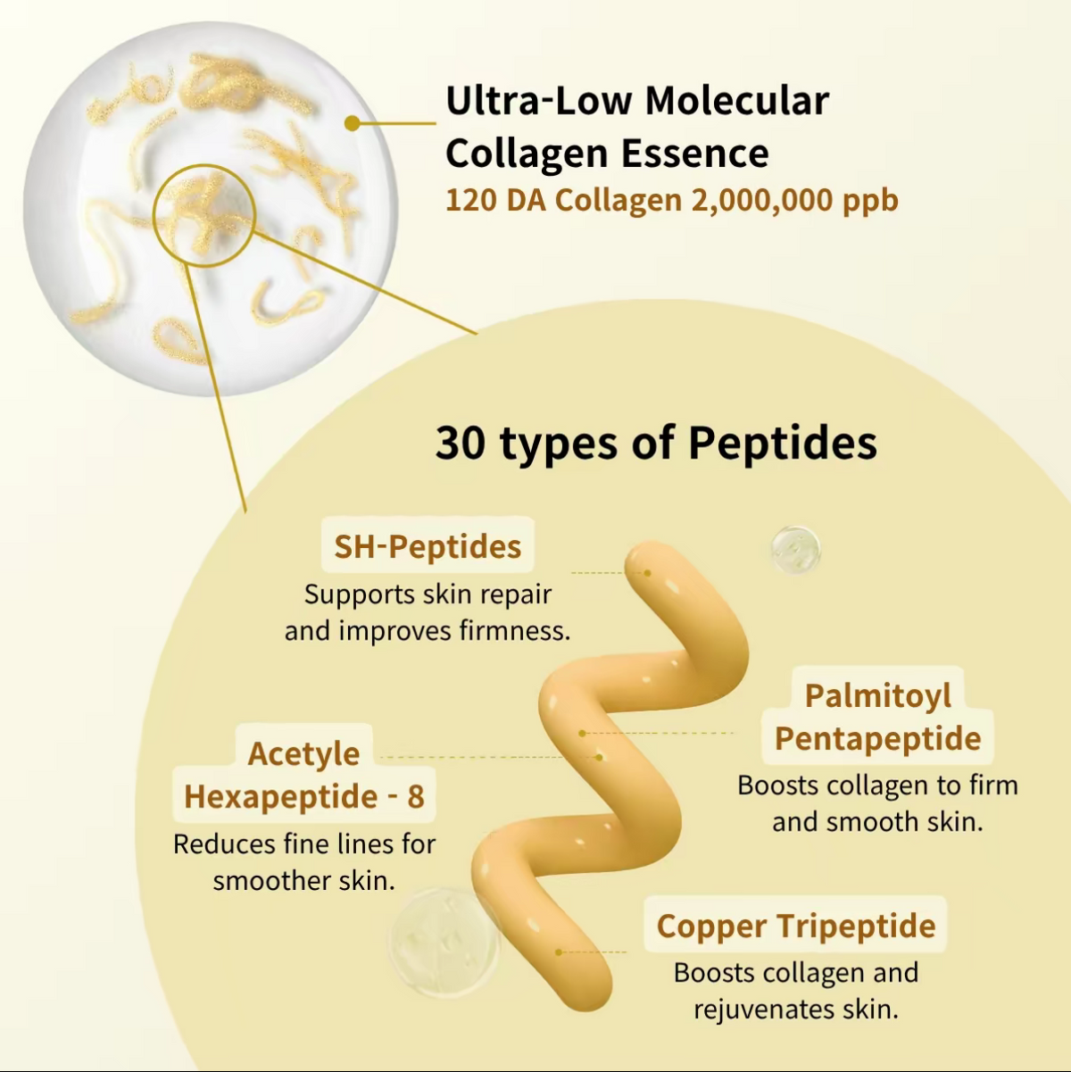Ampoule Liftante Coréenne aux Peptides de Soie