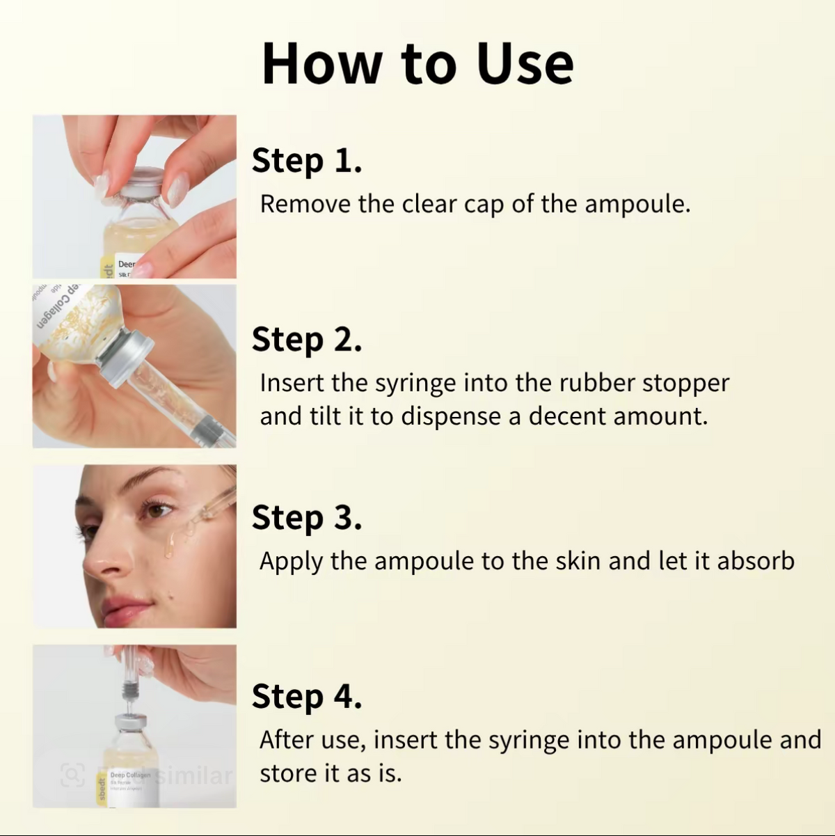 Ampoule Liftante Coréenne aux Peptides de Soie
