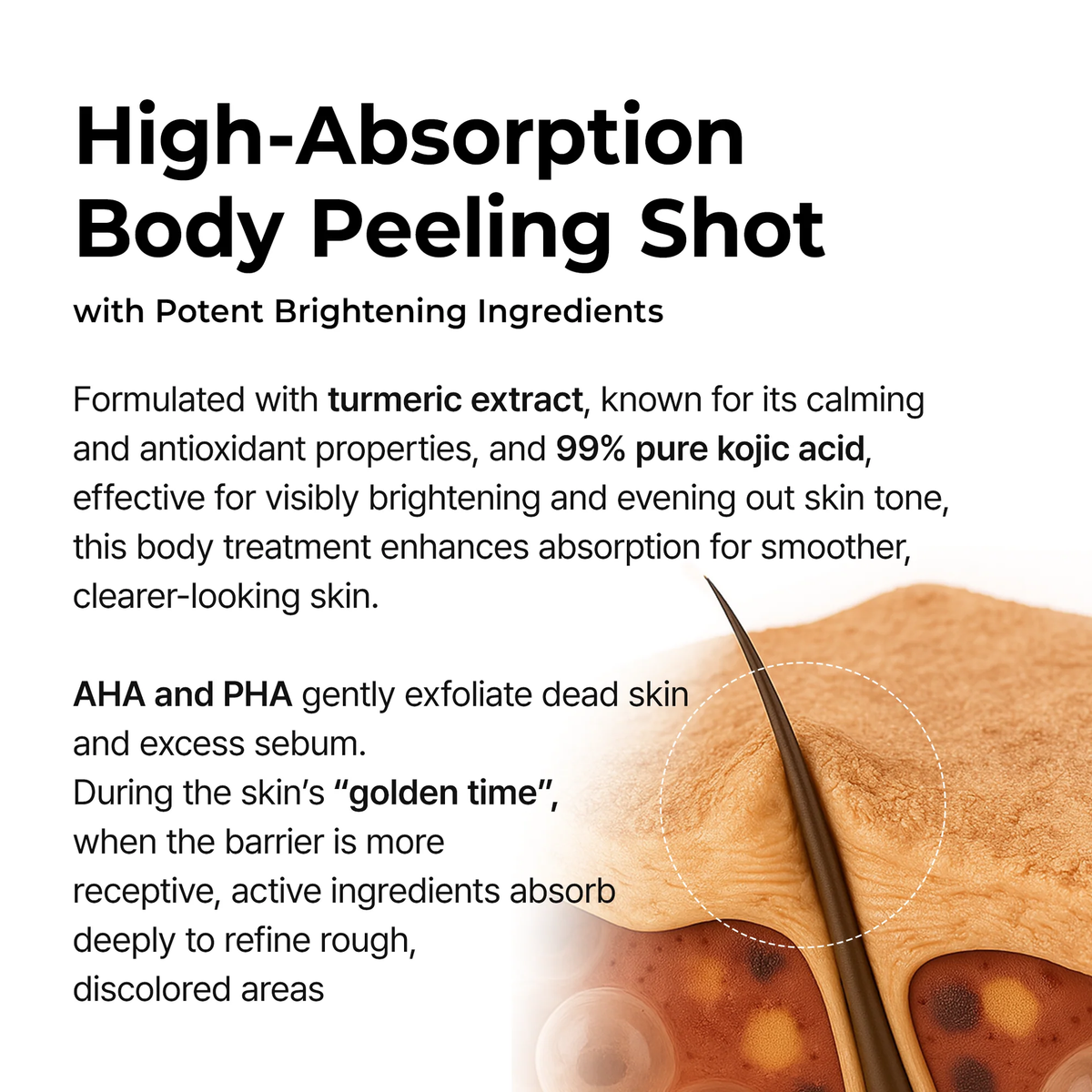 Peel Shot Spray Soin Kératose Acide Kojique & Curcuma